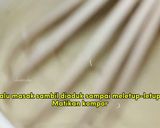 Foto langkah ke 9 dari resep Pandan Melaka Cheesecake Tanpa Terigu (bisa oven/kukus) all in one method.