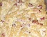 Pas rețetă Penne carbonara la cuptor 4 fotografie