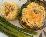 Foto del paso 4 de la receta: Calabaza rellena de espinaca 🦾