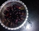 A picture of step 1 of Black Currant Ice cream 🍨.