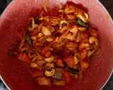 A picture of step 3 of Shahi Paneer.