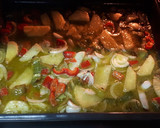 Foto del paso 5 de la receta: Lubina al horno con patatas