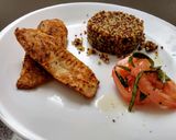 Foto del paso 6 de la receta: Tilapia a la plancha y quinoa multicolor