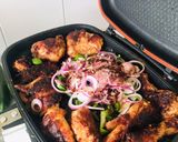 A picture of step 3 of Grilled chicken thighs and breasts.