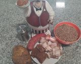 Foto del paso 1 de la receta: ***Lentejas con Arroz y Bistec de Cerdo***