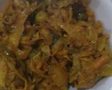 A picture of step 3 of Aloo pata ghobhi ki sabji.