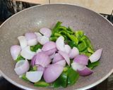 A picture of step 3 of KADHAI PANEER..