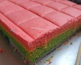 Foto langkah ke 6 dari resep Rainbow Cake Potong.