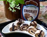 A picture of step 6 of Chocolate pinwheel sandwich 🥪 😋.