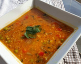 Foto del paso 6 de la receta: Sopa súper saludable con verduras, lentejas rojas y miso