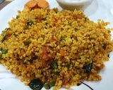 A picture of step 4 of Millets tawa pulao.