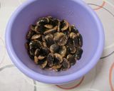 Bableves 🥣 lila 🟣 lóbabbal és füstölt 🐖 francia🇫🇷 csülökkel 🔥 recept fázis 3 fotója