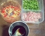 รูปขั้นตอนการทำที่ 1 ของ ผัดพริกสดถั่วฝักยาวหมูสับ สูตรโลว์คาร์บ