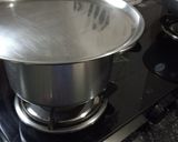 A picture of step 4 of Chocolate Nuts Steamed Cake !!.
