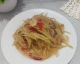 Foto langkah ke 4 dari resep Tumis Pepaya Muda.