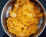 A picture of step 3 of Chicken popcorn.