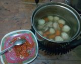 Foto langkah ke 4 dari resep Bakso ayam.