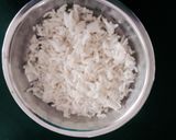 A picture of step 1 of Healthy tasty nutritious zero oil vegetable fried rice.