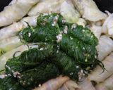 صورة لخطوة 2 من وصفة محشي كرنب (ملفوف) وشبت