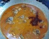 A picture of step 12 of Kosha Mangsho.
