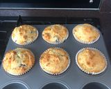 A picture of step 7 of Cheese and olive muffins.