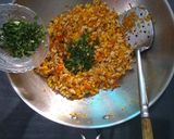Foto langkah ke 2 dari resep Jalakote Hijau isi ayam dan sayuran.