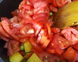 A picture of step 3 of Methi Aloo Gajar Matar ki bhujiya !.