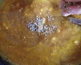 A picture of step 4 of Kuttu Atta banana Sheera.
