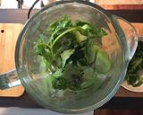 A picture of step 2 of Raw Salsa Verde.