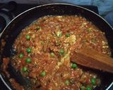 A picture of step 3 of Brinjal bharta.