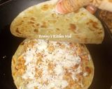 A picture of step 3 of Homemade Quesadillas #mykidsfavouritedish.