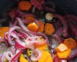 عکس مرحله 4 از دستور ترشی پیاز هویج فوری 🧅🥕🧄