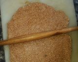 A picture of step 6 of Til chikki.