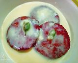 A picture of step 1 of Sweet rashbhari with custard milk.