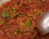 A picture of step 5 of Paneer butter Masala.