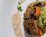 A picture of step 3 of Mexican rice.