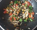 A picture of step 9 of Schezwan Fried Rice.