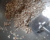 A picture of step 2 of Healthy almonds chura.