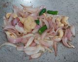 A picture of step 1 of Saag Paneer.