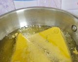 A picture of step 3 of Bread Pakoda.