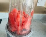 A picture of step 3 of Colourful and Powerful Detox-Watermelon🍉Cucumber🥒Lemon🍋 (Quick 5 Minutes).