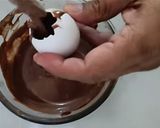 A picture of step 3 of Caramel Chocolate in Egg.