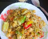 A picture of step 4 of Quinoa Apricot Salad.