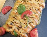 Une image de l'étape 10 de 🌿Tresse feuilletée tomates mozzarella.