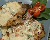 Foto del paso 7 de la receta: Chuletas de cerdo a la gorgonzola