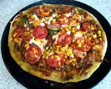 A picture of step 10 of My Homemade Veggie Pizza 😀.