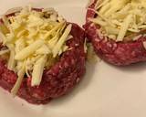 Air Fryer beer bottle stuffed bacon burgers recipe step 4 photo