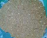 A picture of step 7 of White Til Chikki.