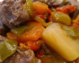 Foto del paso 7 de la receta: Ternera con pimientos al vino blanco