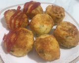 عکس مرحله 4 از دستور توپک برنج پنیری 🍘